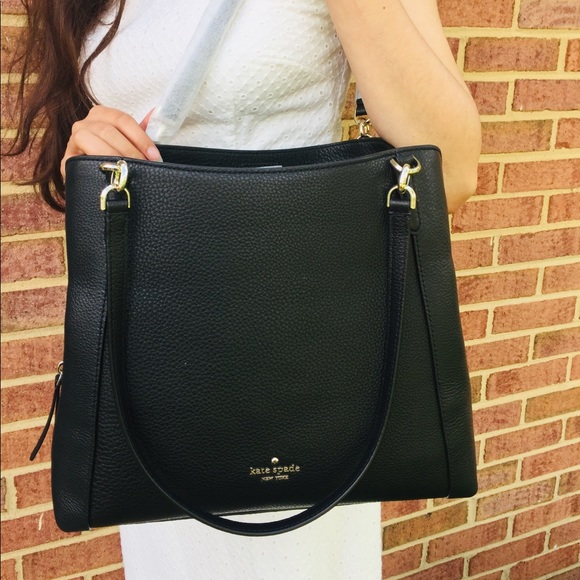 NWT Kate Spade triple compartment shoulder bag - Picture 3 of 13